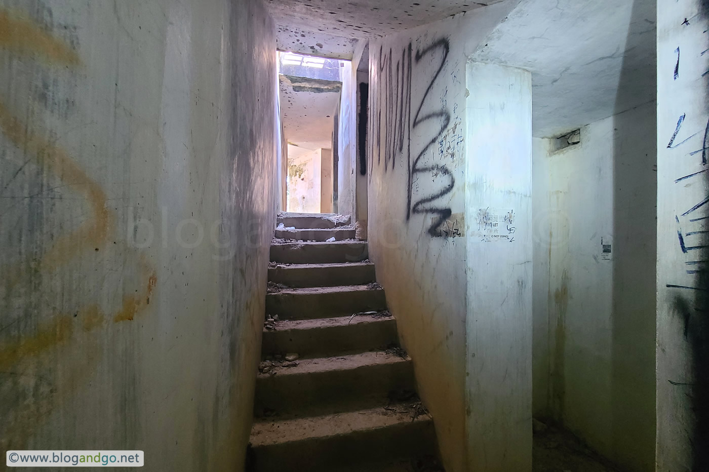 Shing Mun Redoubt - Looking Back To The OP past the CP and Toilet